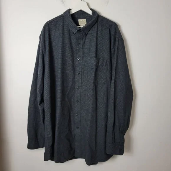 men's wicked good flannel shirt traditional fit houndstooth
